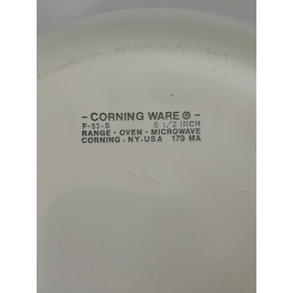 CorningWare Le Persil Spice of Life P-83-B Pan Skillet Dish Vintage Set Of 2